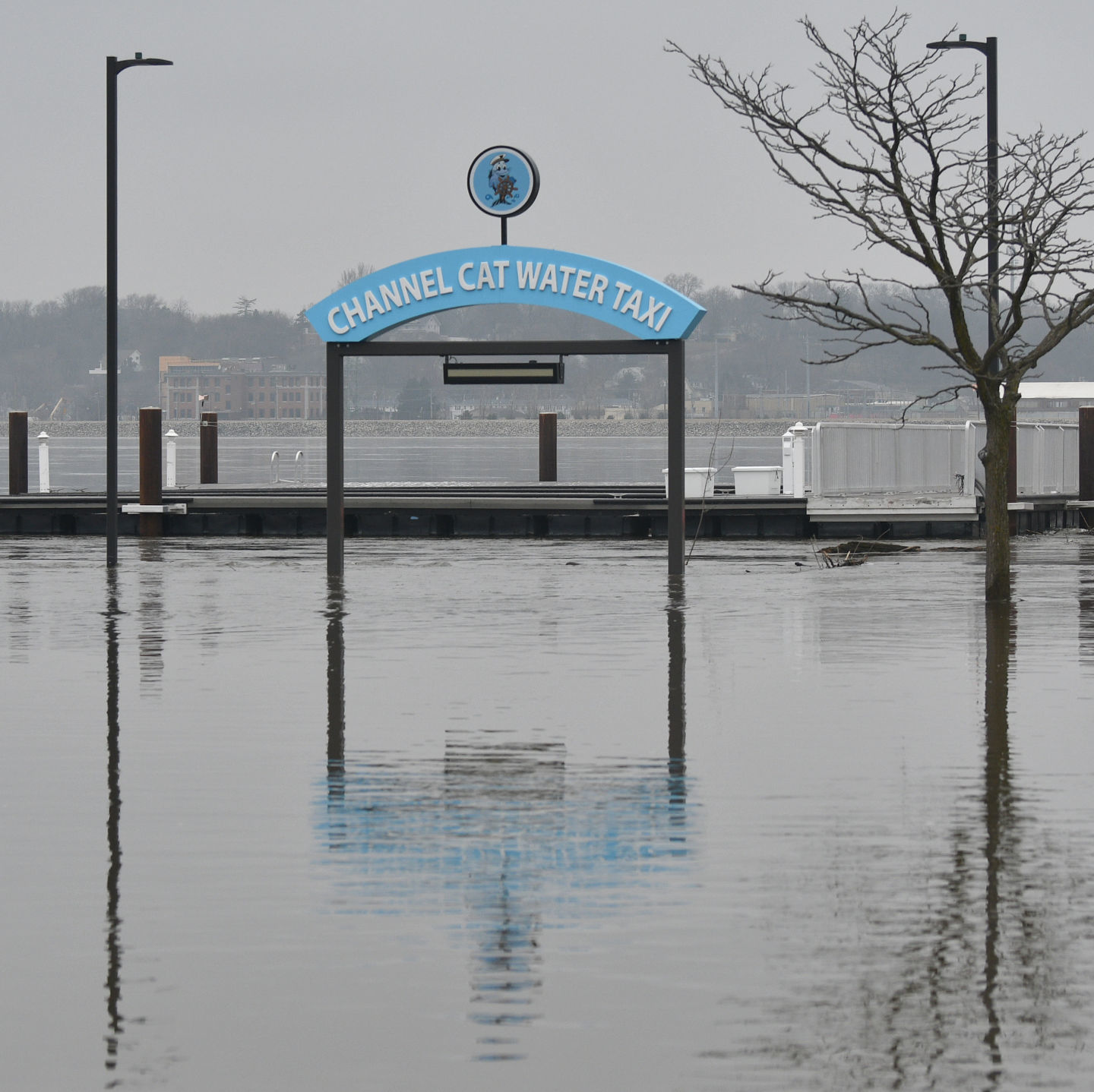 River Drive flooding in Moline